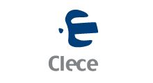 Logotipo a color de Clece