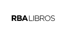 Logotipo en blanco y negro de RBA libros
