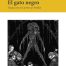 Cubierta color del libro El gato negro con una ilustración en blanco y negro